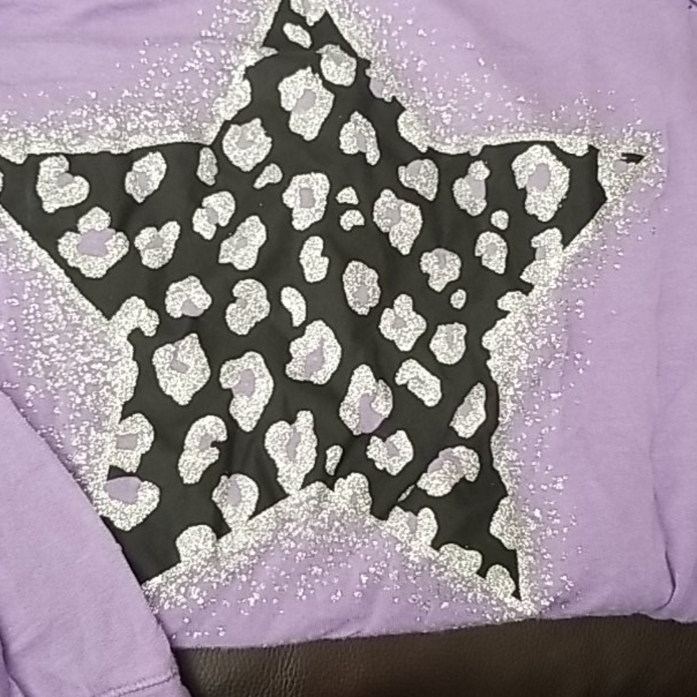 Justice purple long sleeve blouse